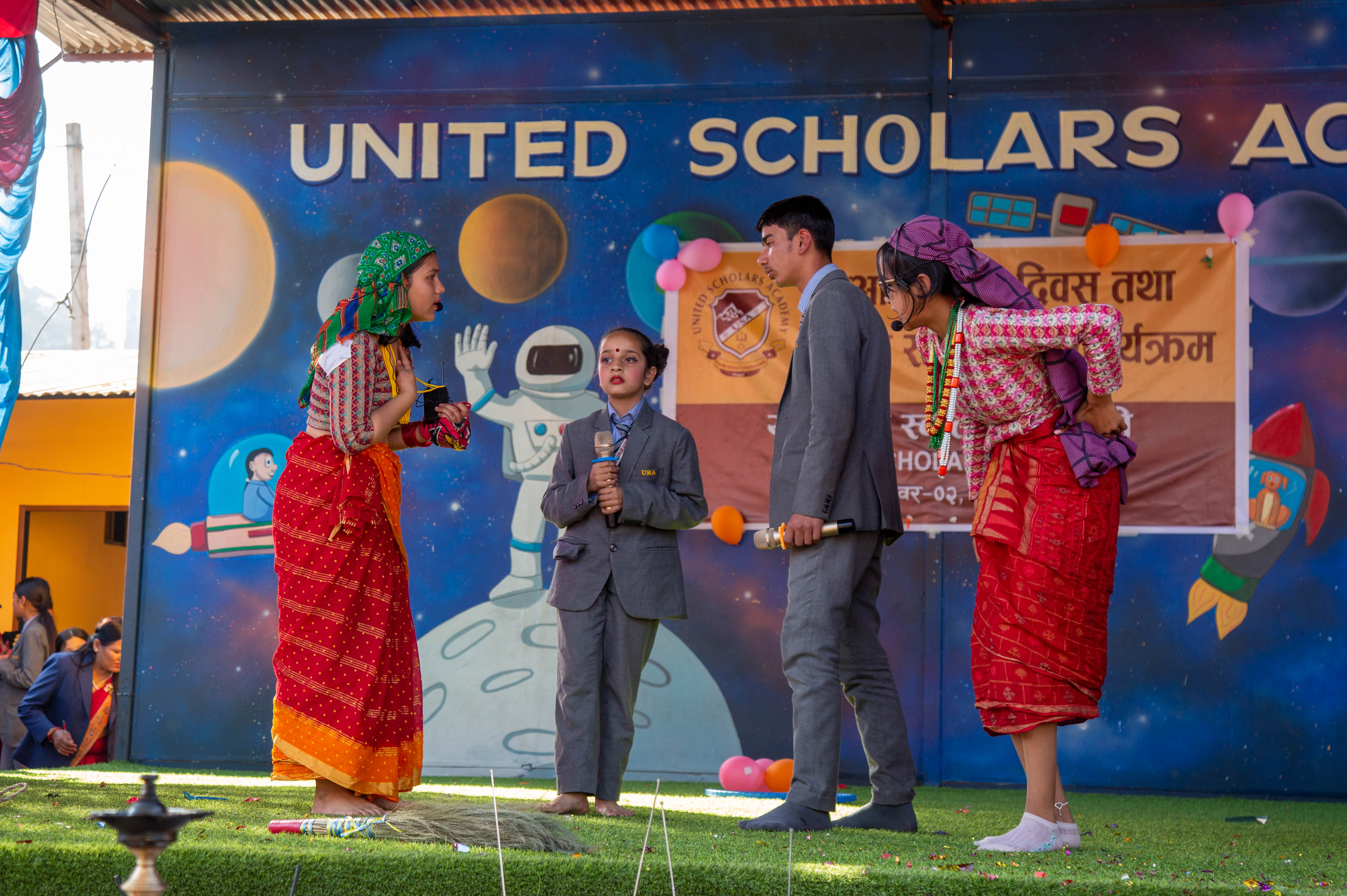 युनाइटेड स्कलर्स एकेडेमीको अभिभावक दिवस, वार्षिकोत्सव समारोह  सम्पन्न