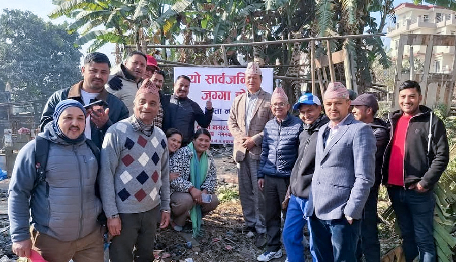 टोखामा १४०० रोपनी अतिक्रमित जग्गा संरक्षणमा